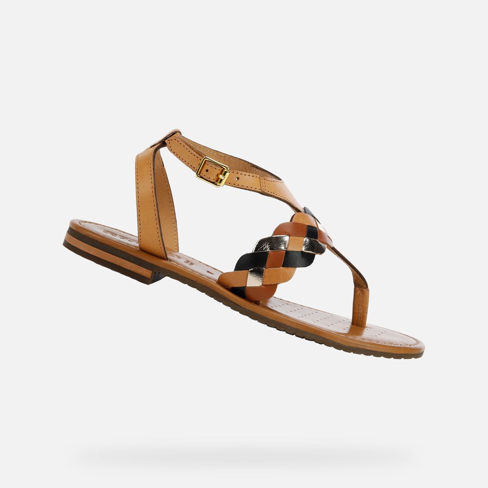 Geox Bayan Sandalet Kahverengi - Sozy - EPC-958146